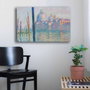 Wallity Pintura Decorativa en Lienzo Claude Monet Le Grand Canal 45x70 cm